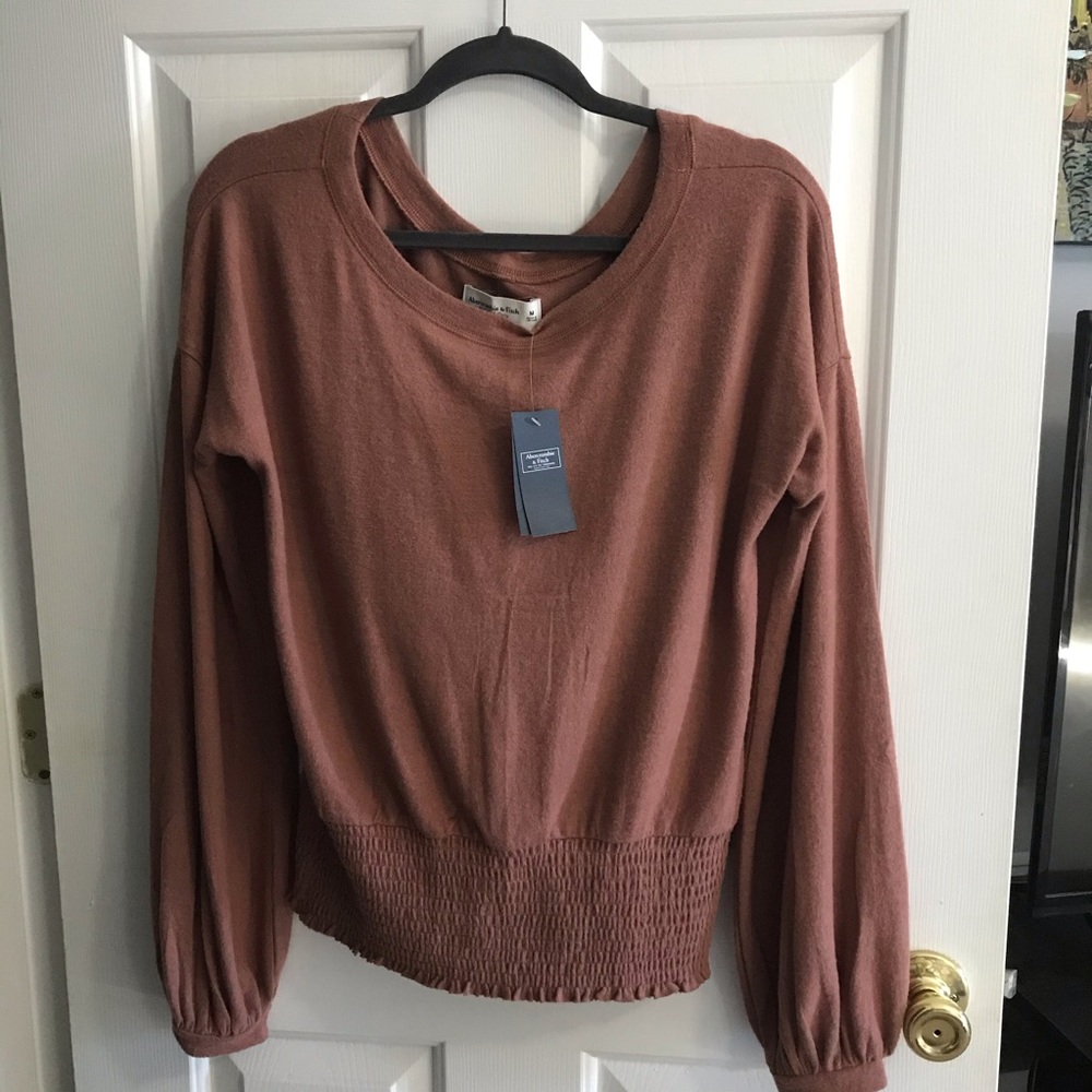 A&F Smocked Sweater (NWT)